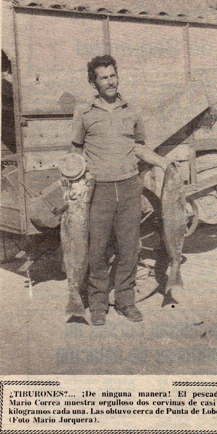 Buzo pescador Mario Correa Arraño
